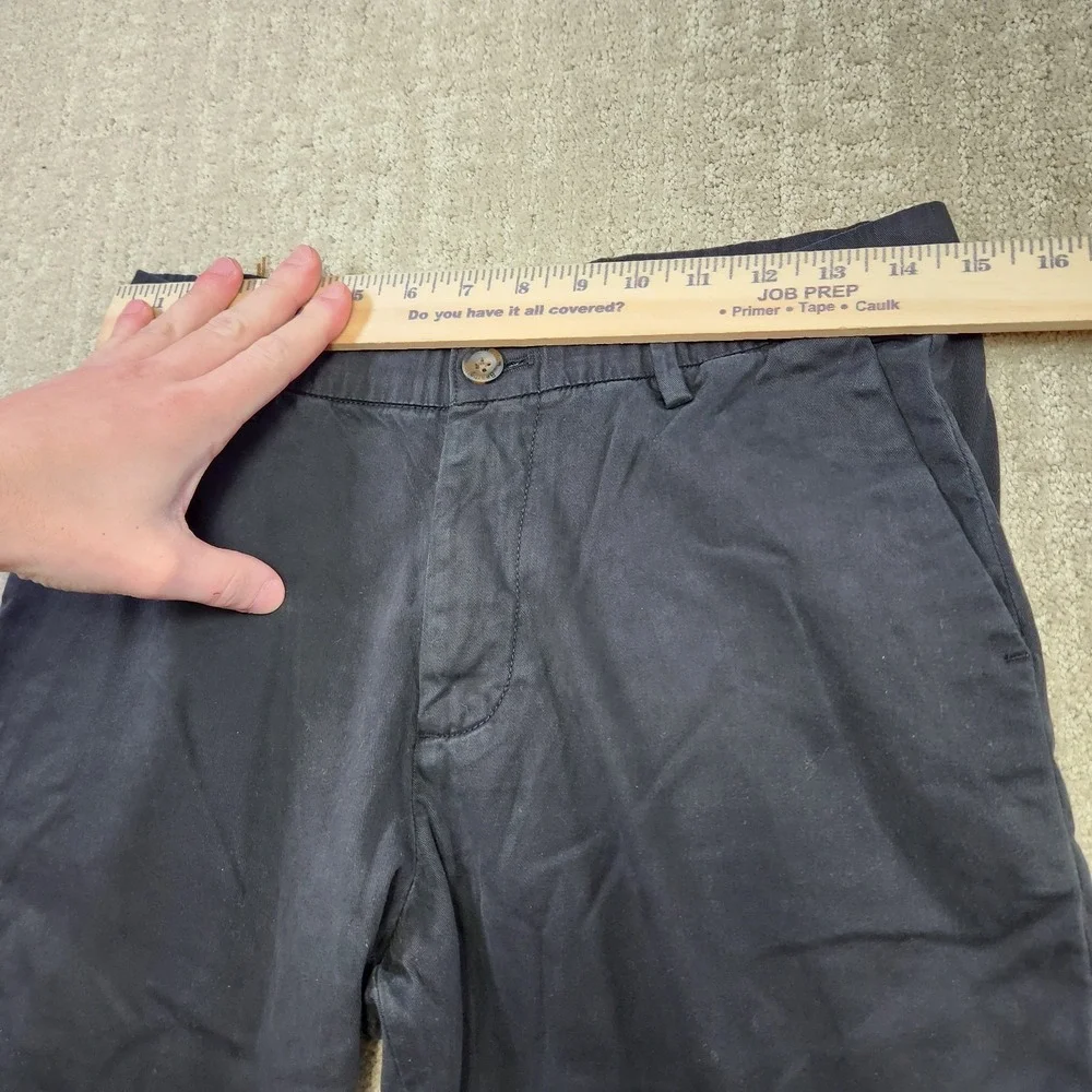 Bearbottom Chino Pants Men Medium 30x30 Cotton Blend Elastic Waist Black SlimFit